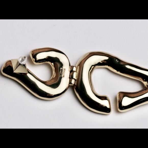 Alexis Bittar Two Tone Sculptural Drop Earrings - Picture 6 of 6